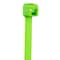 Panduit Cable Tie, 7-1/2 in L, 1.88 in Max Bundle Dia., Green, Nylon 6/6, 50 lb Strength, 100 PK PLT2S-C55 - alternate 2